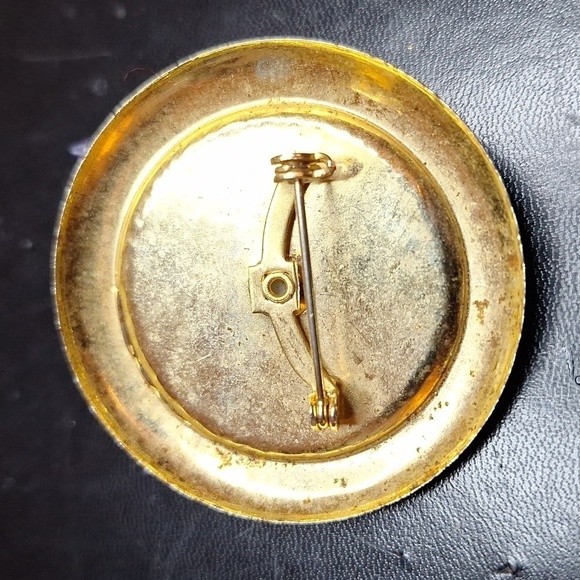 EUC HANDMADE BEAUTIFUL OPAL ARTIST PIECE WITH BLUE GLASS - Picture 4 of 4